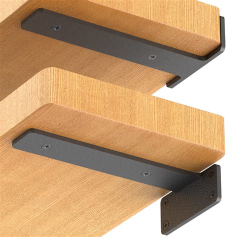 black metal shelf brackets canada|black shelf brackets b&q.